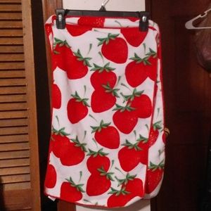 Kitchen strawberry towel set